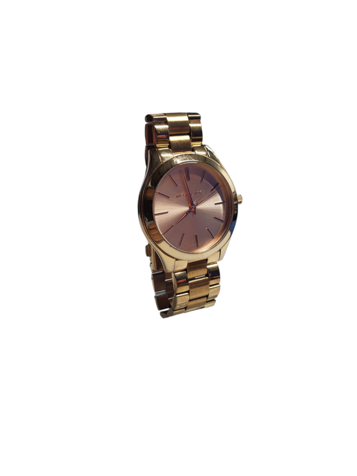 Ceas cu bratara metalica Slim Runway, Michael Kors MK-3197 - imagine 2