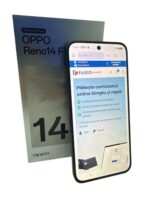 Telefon mobil OPPO Reno14 F, Dual SIM, 8GB RAM, 256GB, 5G, Luminous Green, Cutie